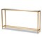 Baxton Studio Alessa Modern and Contemporary Glam Gold Finished Metal and Mirrored Glass Console Table 177-11191-Zoro - alternate 1